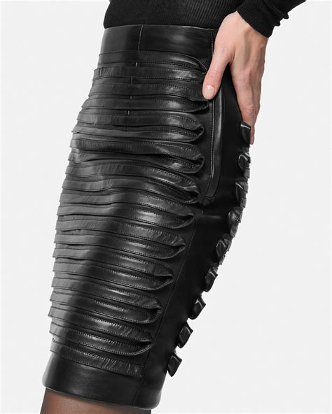 versace leather pencil case
